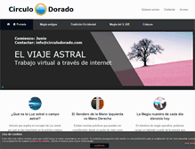 Tablet Screenshot of circulodorado.com